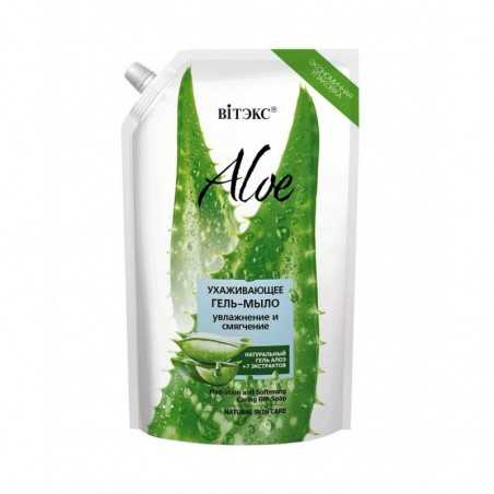 Жидкое мыло Алоэ Витекс Aloe 97% ухаживающее Увлажнение и смягчение дой-пак