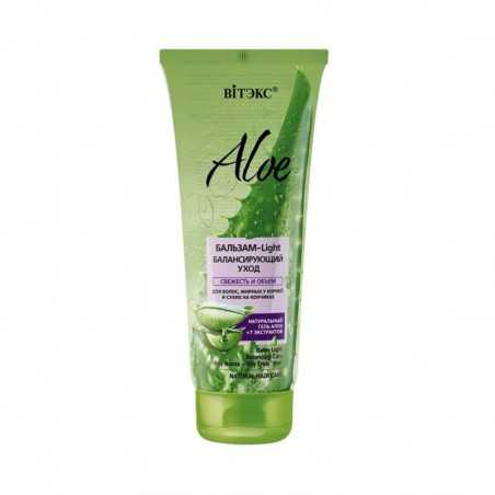 Бальзам для волос Алоэ Витекс Aloe 97% балансирующий уход для волос жирных у корней и сухих на кончиках