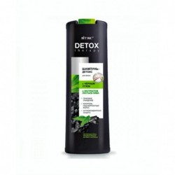Шампунь с углем Витекс Detox Therapy с черным углем и экстрактом листьев нима Контроль над жирностью волос