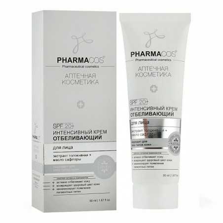Отбеливающий крем для лица PHARMACos Аптечная косметика Витекс с маслом софоры