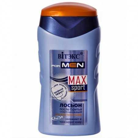 Спиртосодержащий лосьон после бритья Витекс For men Max sport для всех типов кожи Увлажнение и тонизирование