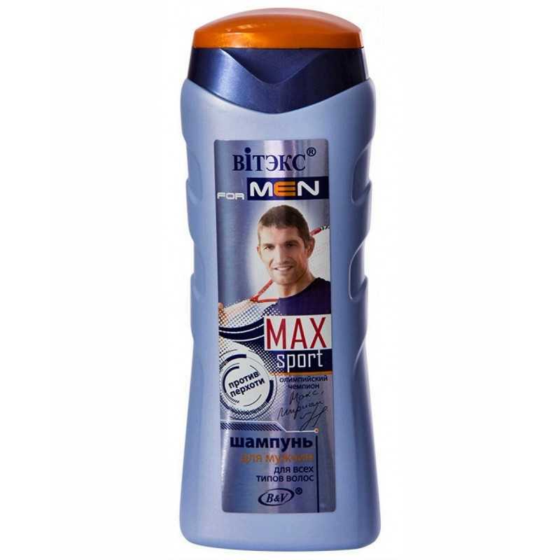 Шампунь для мужчин Витекс For men Max sport для всех типов волос против перхоти