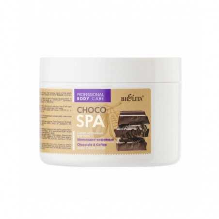 Шоколадный скраб для тела Professional Body Care ChocoSPA кремовый шоколадно-кофейный