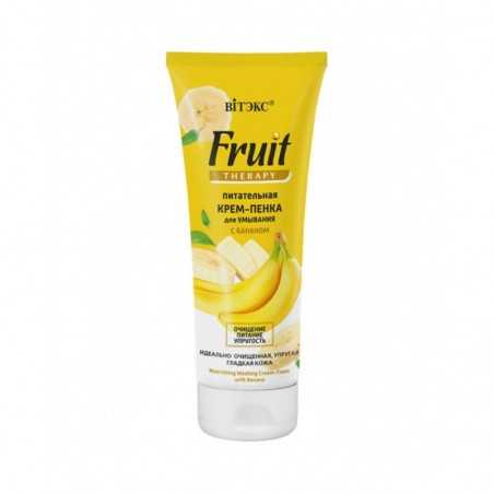 Пенка для умывания с бананом Витекс Fruit Therapy FRUIT Therapy для упругости и гладкости кожи