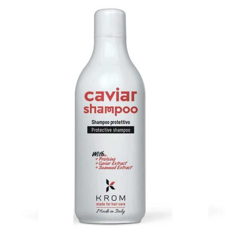 Профессиональный шампунь для окрашенных волос Krom Caviar Shampoo