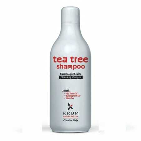 Профессиональный очищающий шампунь Krom Tea Tree Shampoo