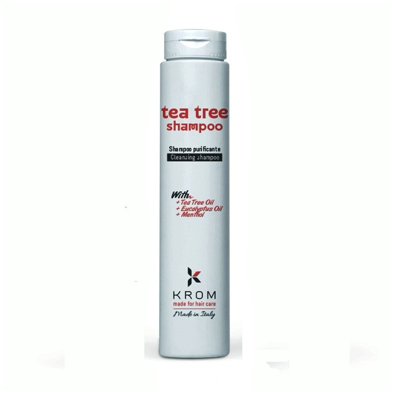 Очищающий шампунь для волос Krom Tea Tree Shampoo