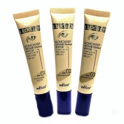 Консилер против темных кругов под глазами Белита Luxury тон 01 слоновая кость