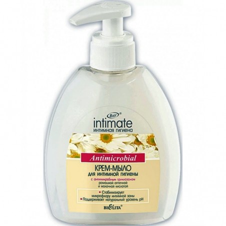 Мыло для интимной гигиены с антимикробным триклозаном Белита Intimate
