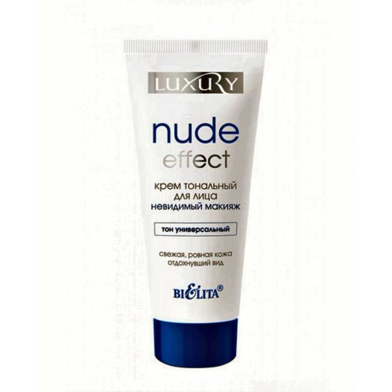 Nude Effect Тональный крем для лица Белита Luxury Невидимый макияж универсальный тон